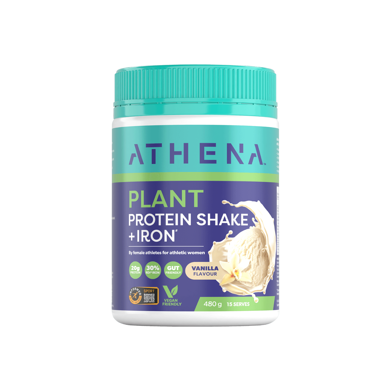 Plant Protein Shake + Iron - Athena Nutrition