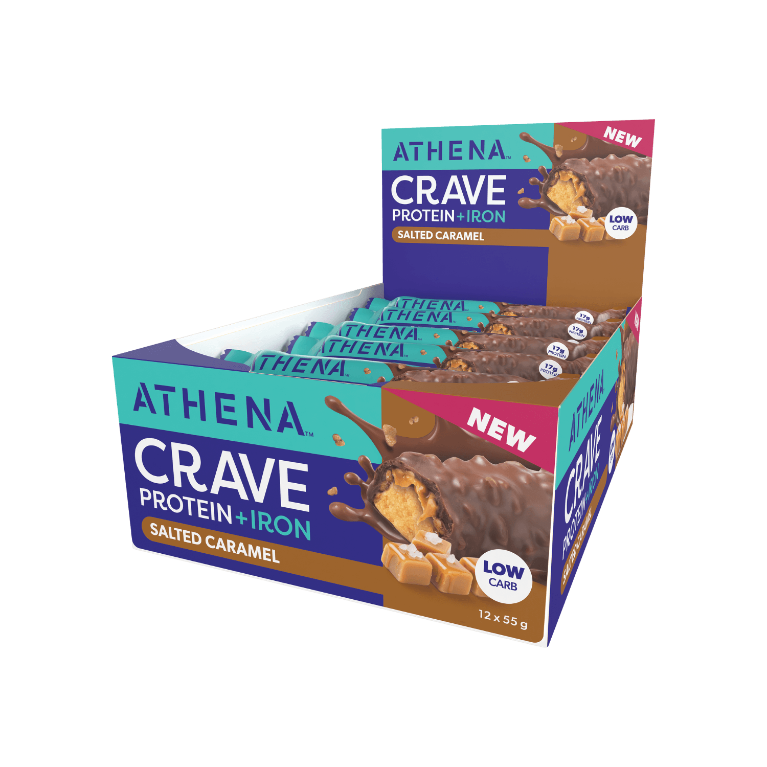 Athena Nutrition Crave Bars - Salted Caramel