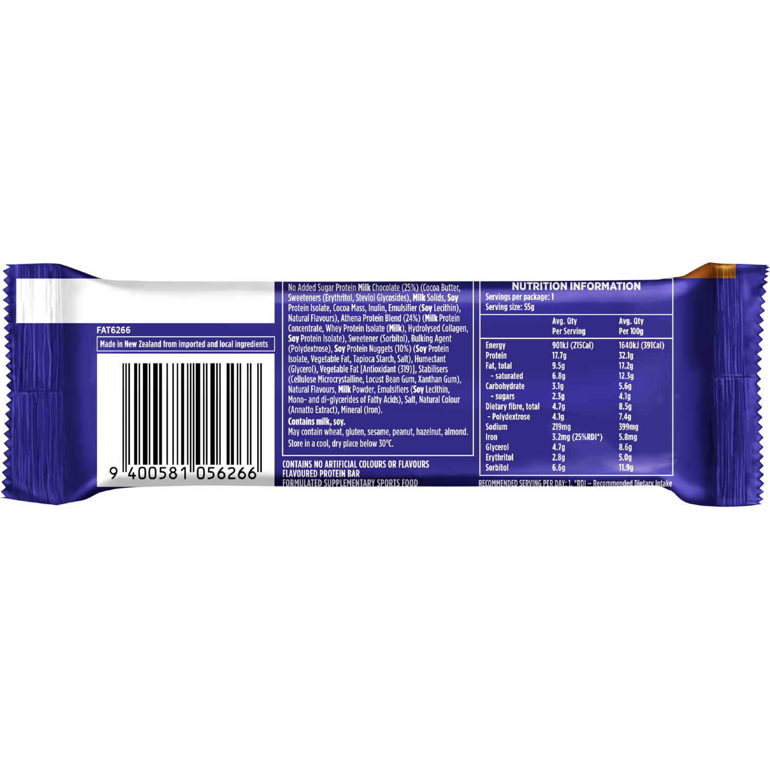 Athena Nutrition Crave Bars - Salted Caramel