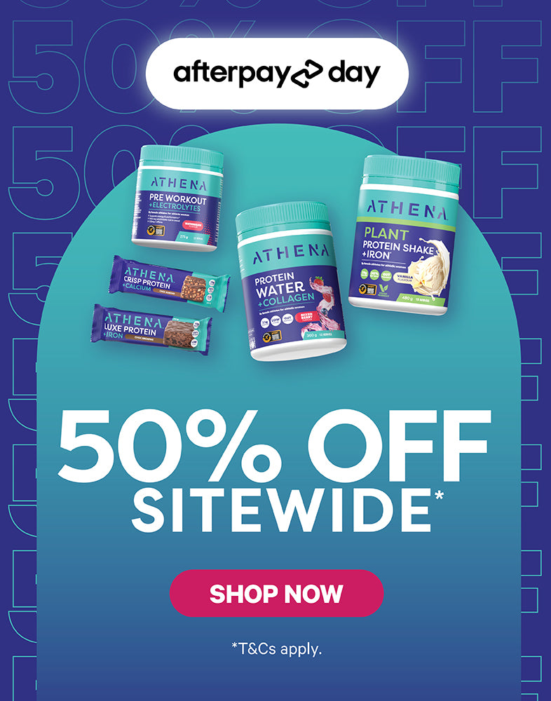 Athena afterpay 50% off mobile