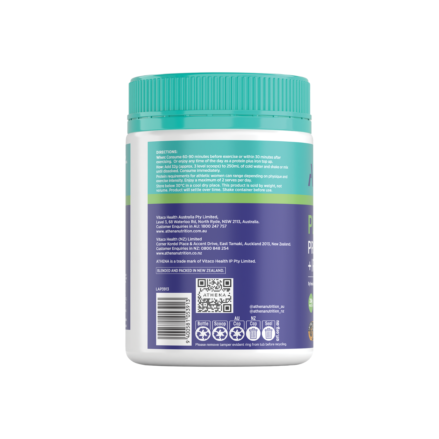 Plant Protein + Iron Vanilla BOP 2