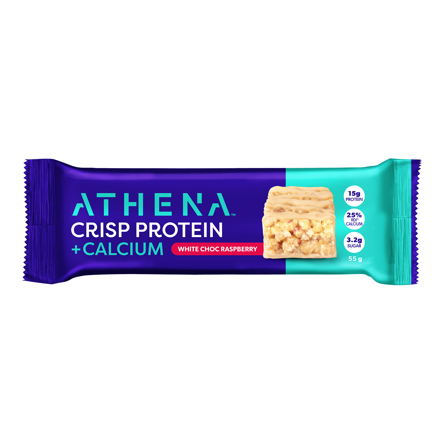 Crisp Protein + Calcium (Box of 12 Bars) - Athena Nutrition