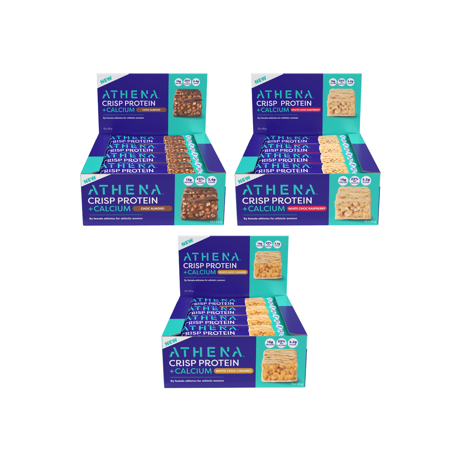 Crisp Protein + Calcium Value Stack - Athena Nutrition