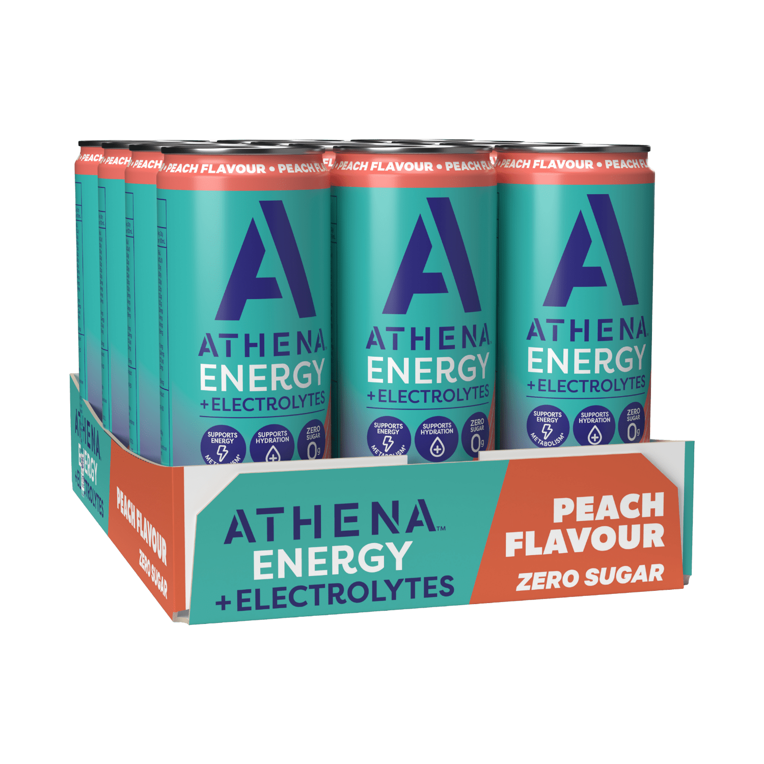 Energy + Electrolytes 355ml 12 Pack - Athena Nutrition