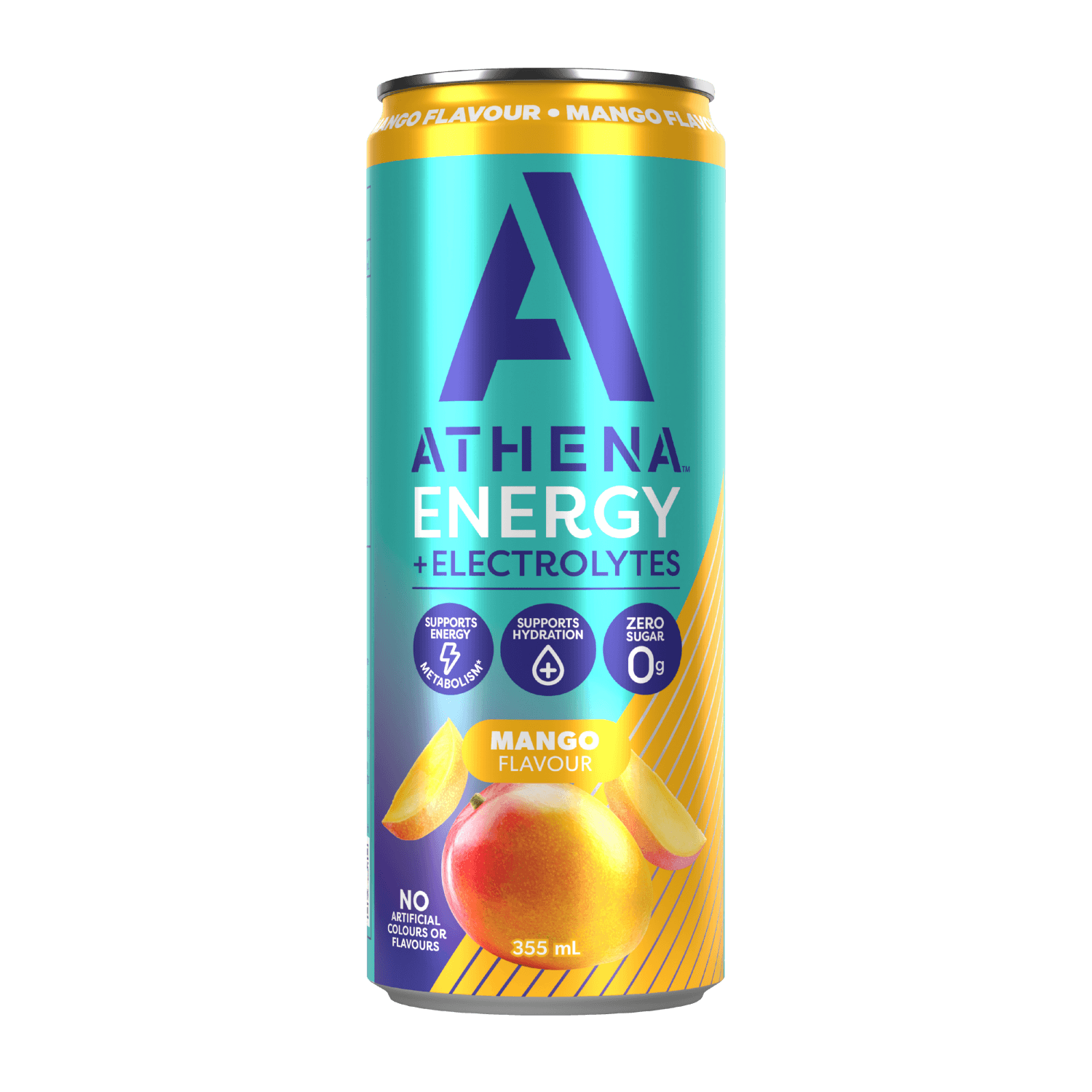 Energy + Electrolytes 355ml 12 Pack - Athena Nutrition