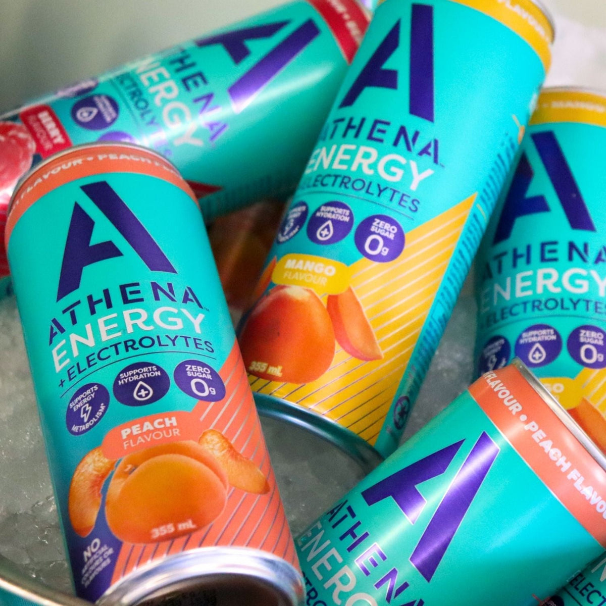 Energy + Electrolytes 355ml 12 Pack - Athena Nutrition