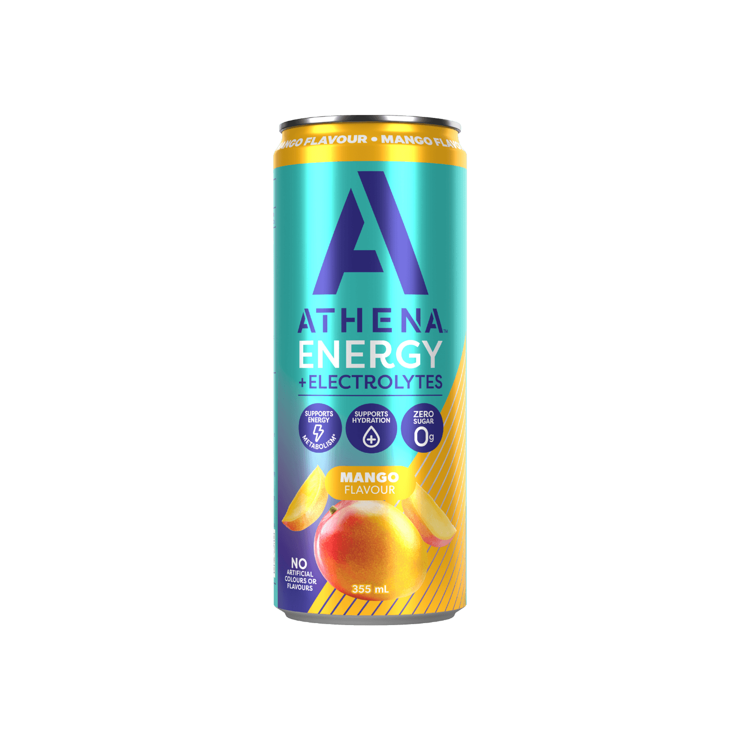 Energy + Electrolytes 355ml 12 Pack - Athena Nutrition