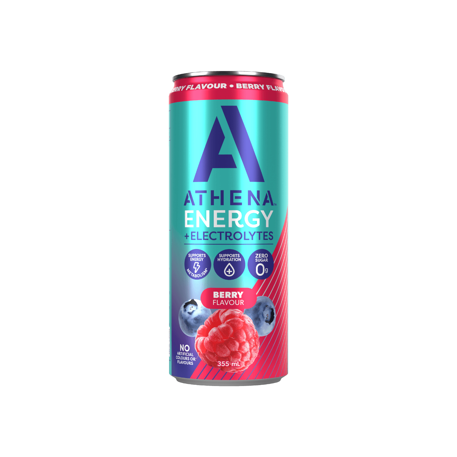 Energy + Electrolytes 355ml 12 Pack - Athena Nutrition