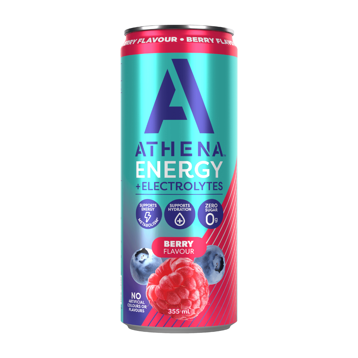 Energy + Electrolytes 355ml 12 Pack - Athena Nutrition