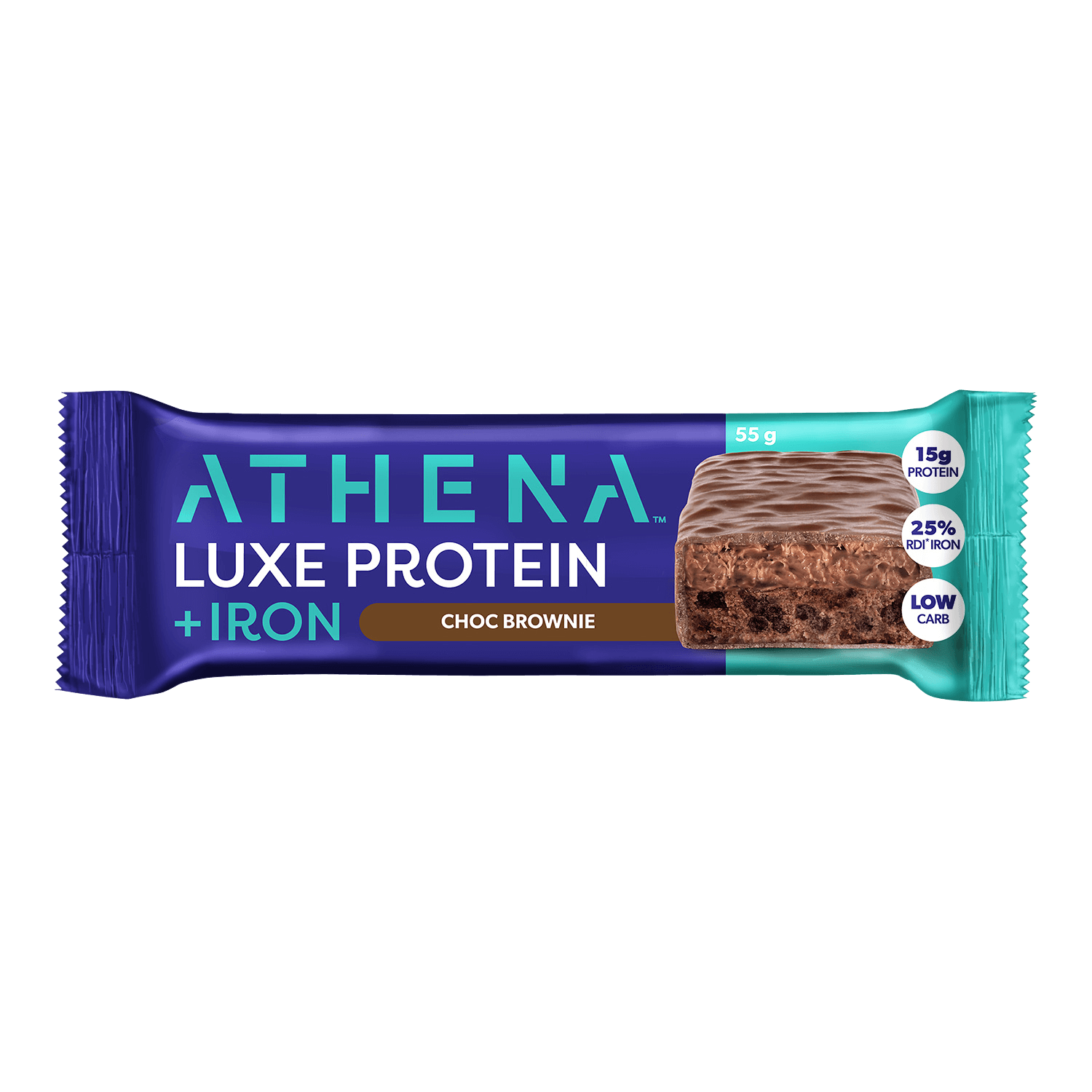 Luxe Protein + Iron (Box of 12 Bars) - Athena Nutrition