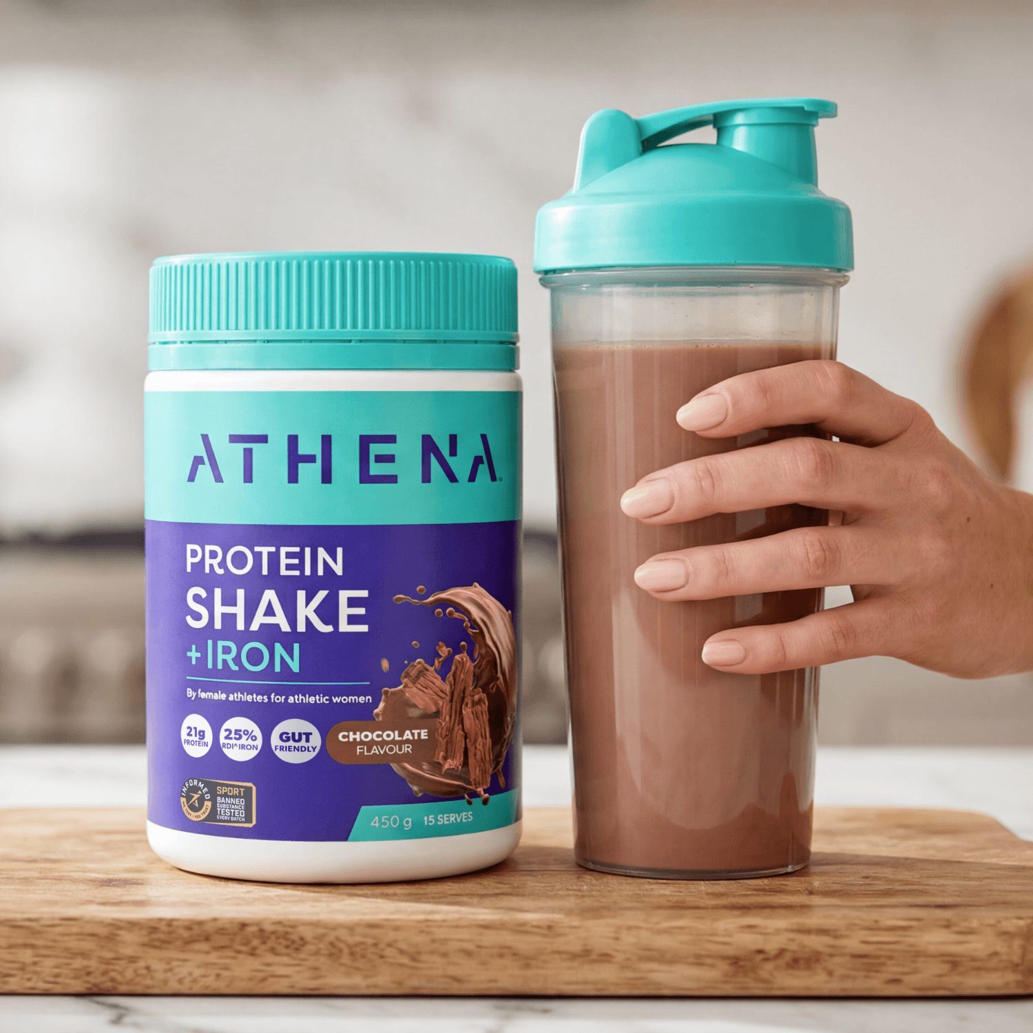 Protein Shake + Iron - Athena Nutrition